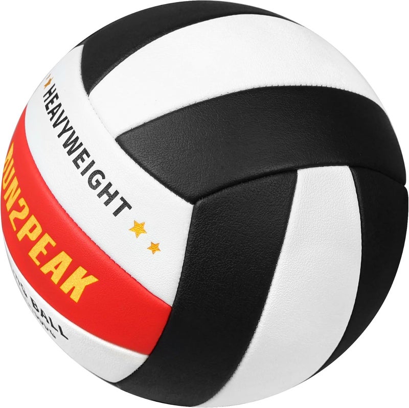 RUN2PEAK Heavy Weight Volleyball Setter Training Ball Official Size 5 Volleyballs PU Practice Volley Balls for Indoor Rebounder Equipment Setters Weighted Volleyball Setting Trainer - Image 3
